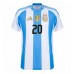 Argentinien Alexis Mac Allister #20 Heimtrikot Copa America 2024 Kurzarm